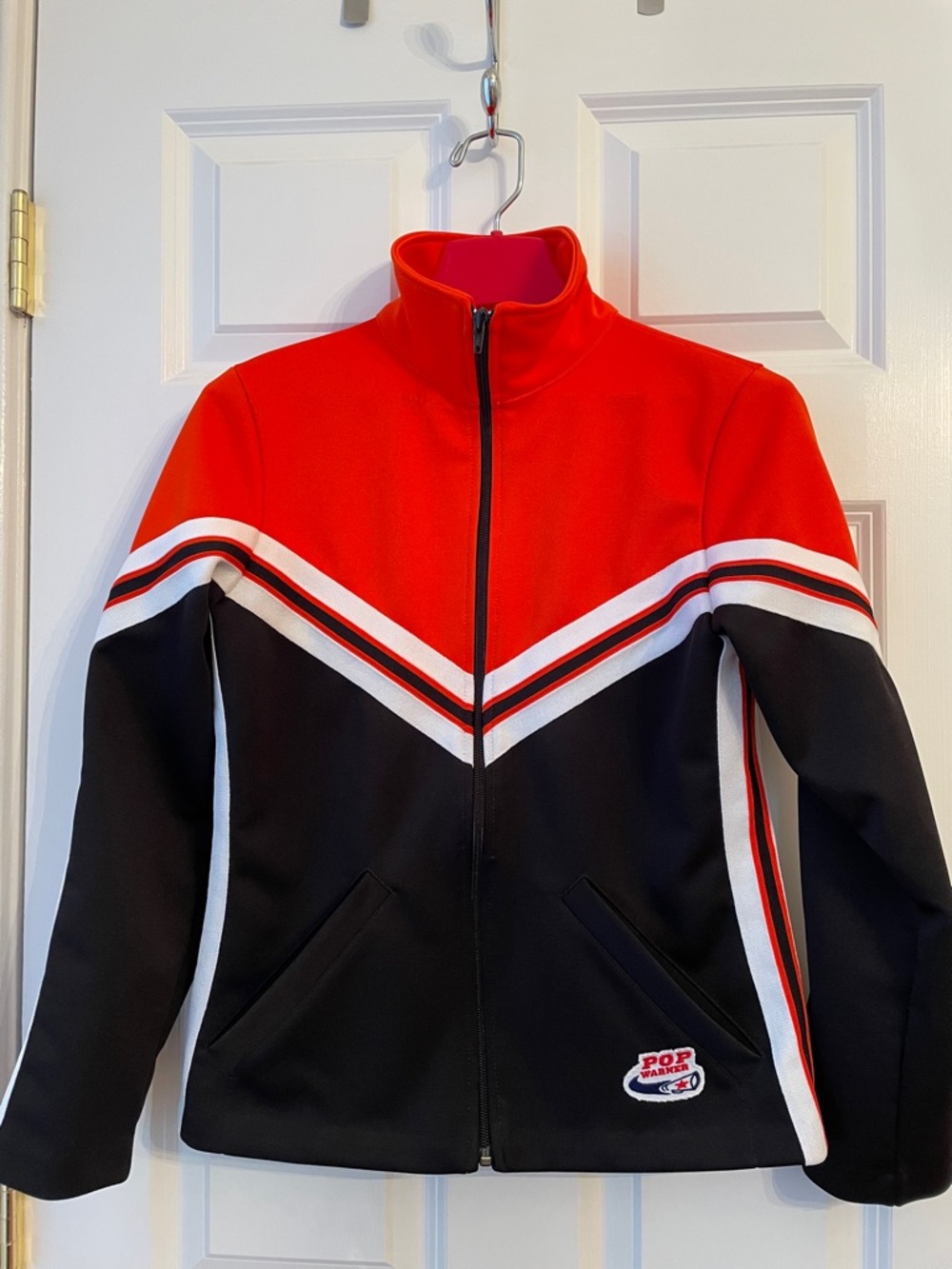 Pop Warner Tigers fitted full zip cheer jacket size S